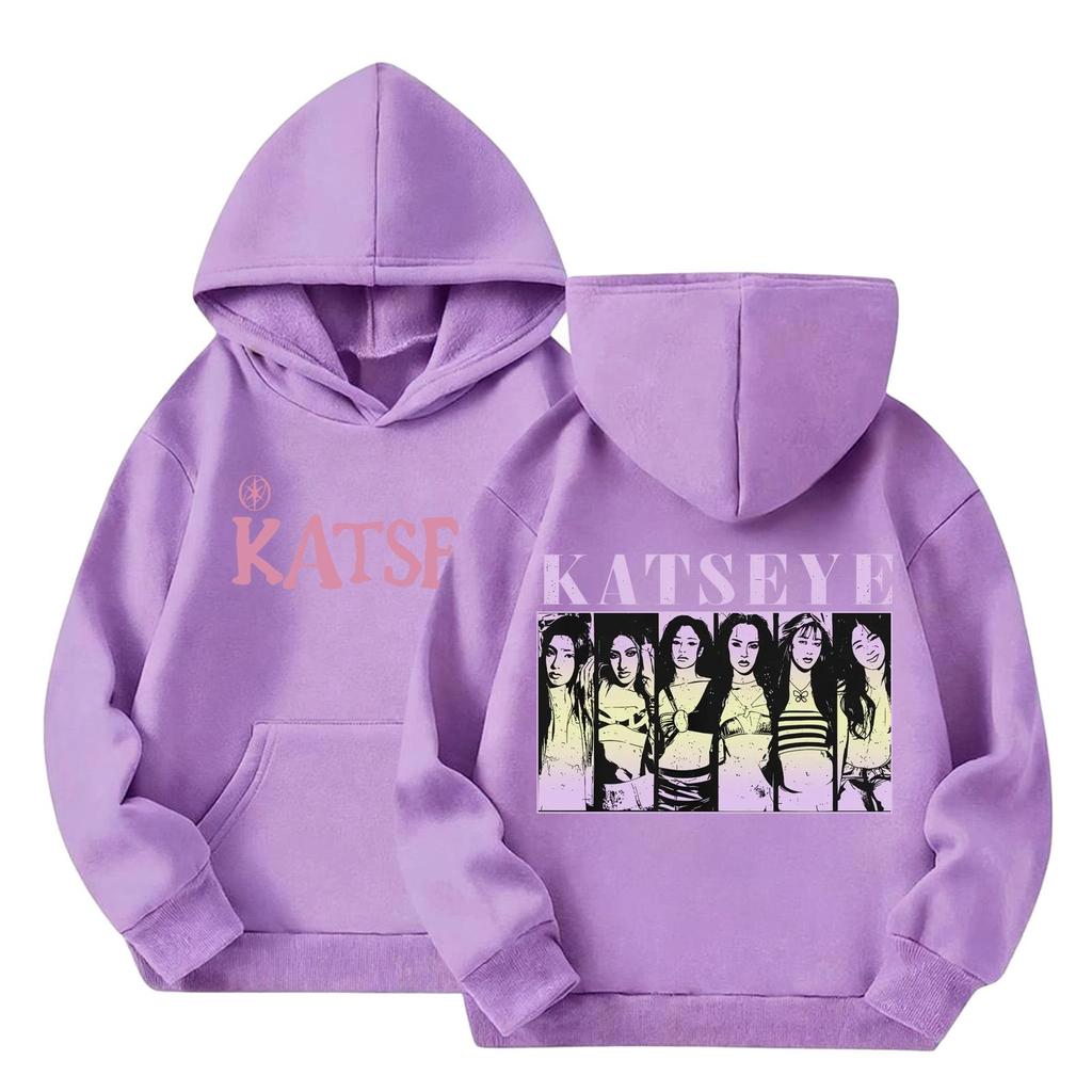 Kids Long Sleeve Letter Print Hooded Sweatshirt Pullover
