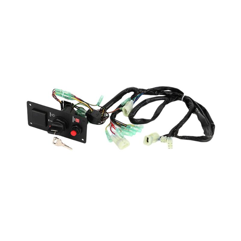 06323-ZZ5-764 Single Engine BRP Ignition Cut Off Switch Panel Kit for Honda Outboard Control Box Marine Ignition Key