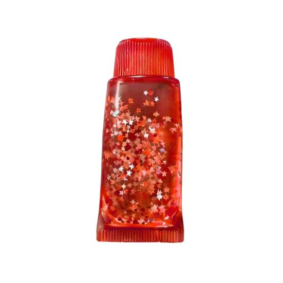 Hand Squeeze Toy Clear Toothpaste Tube Toy Stress Relief Star Glitter Transparent Sensory Slow Rising Soft