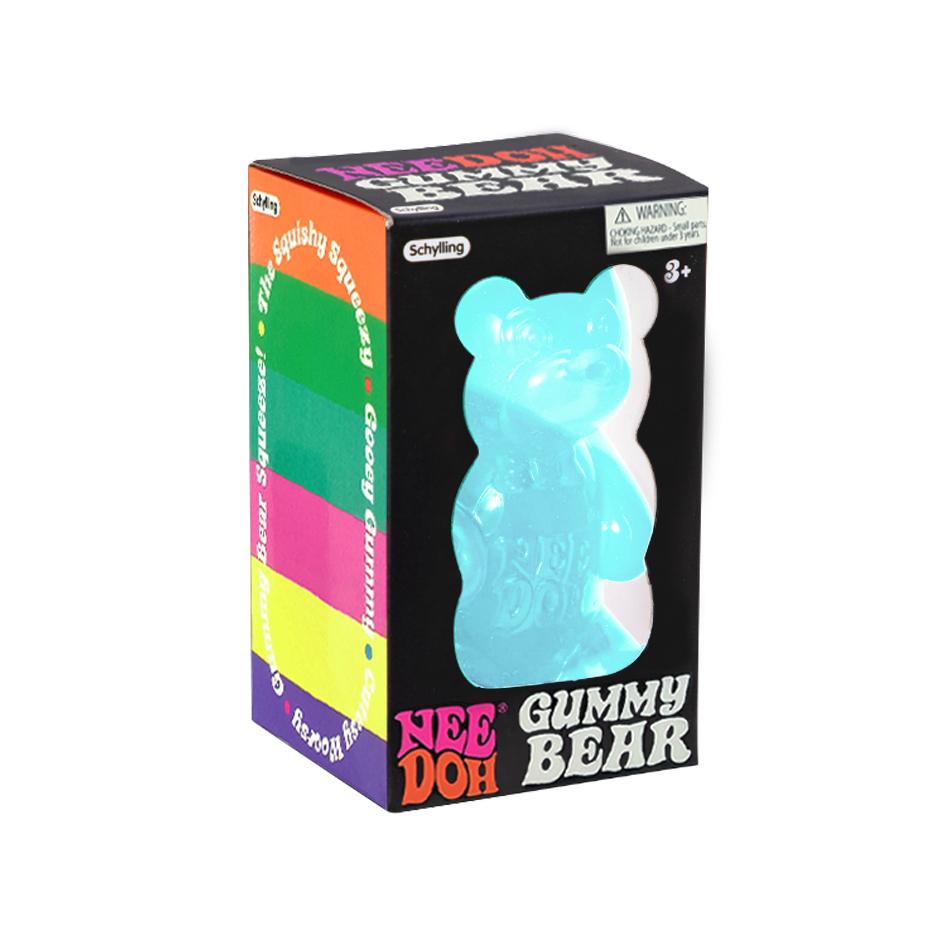 Schylling Needoh Orso Squishy Giocattolo Fidget Sollievo dallo Stress Ansia Migliora la Concentrazione Ornamento da Scrivania Regalo di Compleanno