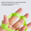 Silicone Finger Trainer Finger Tension Ring Finger Splitting Exercise Device Hand Rehabilitation Tension Device Five Finger Trainer