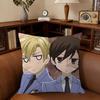 Ouran High School HHost Club  Pillow Gift Home Office Decoration Bedroom Sofa Car Cushion Cover case x