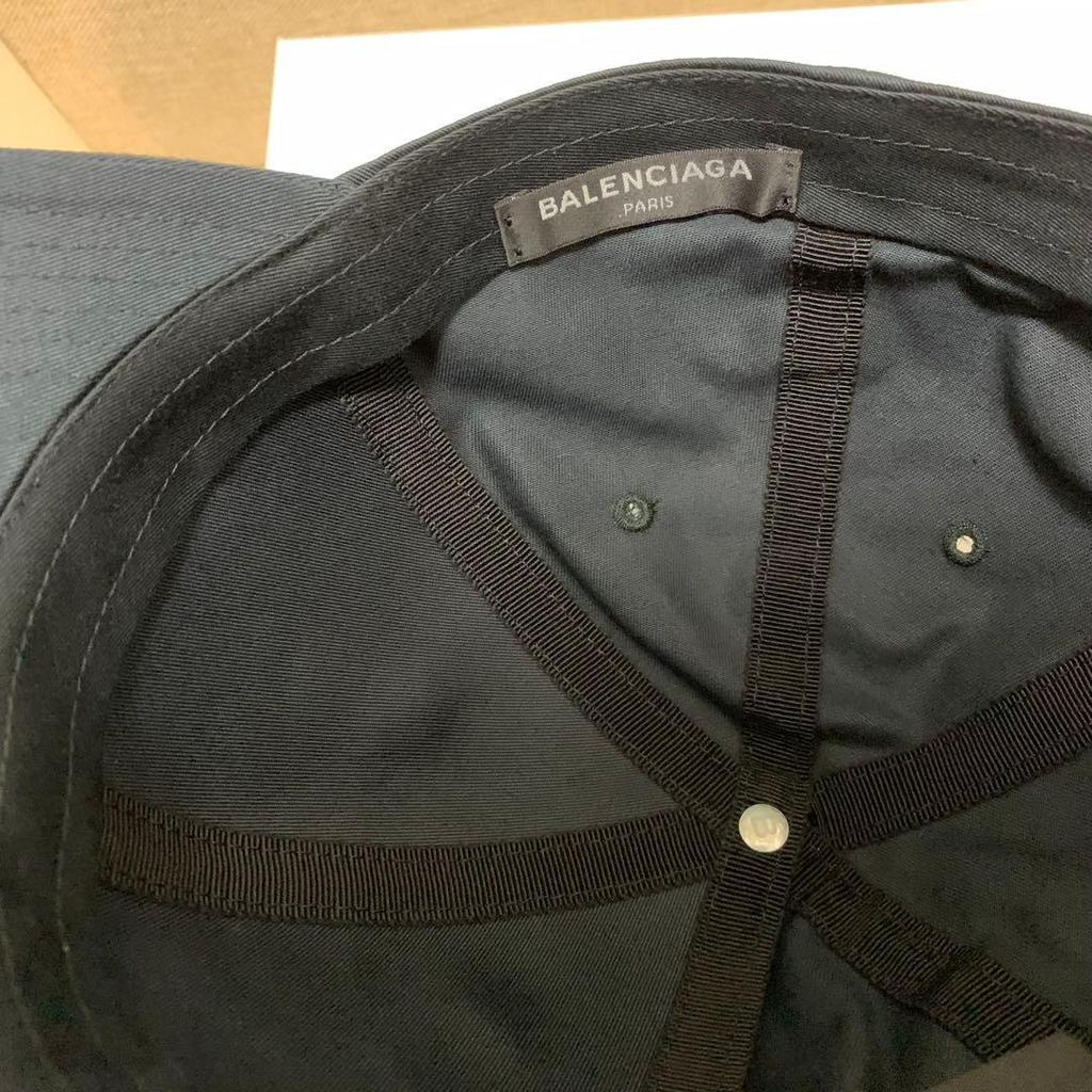 Used BALENCIAGA Balenciaga Logo Cap Black Purchased at Yokohama Takashimaya