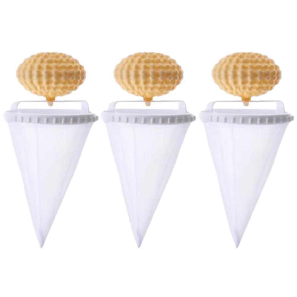 3Pcs Floating Hair Filtering Mesh Removal Pet Hair Remover for Laundry Floating Lint Mesh Bag for Washing Machine