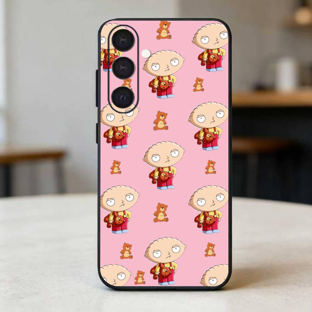 Family Guy Phone Case For Samsung Galaxy A73,A72,A71,A70,A52,A51 Others Soft Black Cover