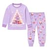 Kids Casual Long Sleeve Top and Pants 2-Piece Outfit Set for Fall Winter Everyday Wear