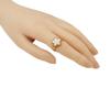 Lucky Five-Leaf Clover Adjustable Titanium Steel Ring