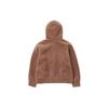 MLB New York Yankees Logo Pattern Loose Lamb Fleece Lined Hooded Long Sleeve Zip Jacket Unisex jackets Brown 3AJPF0516-50BGD