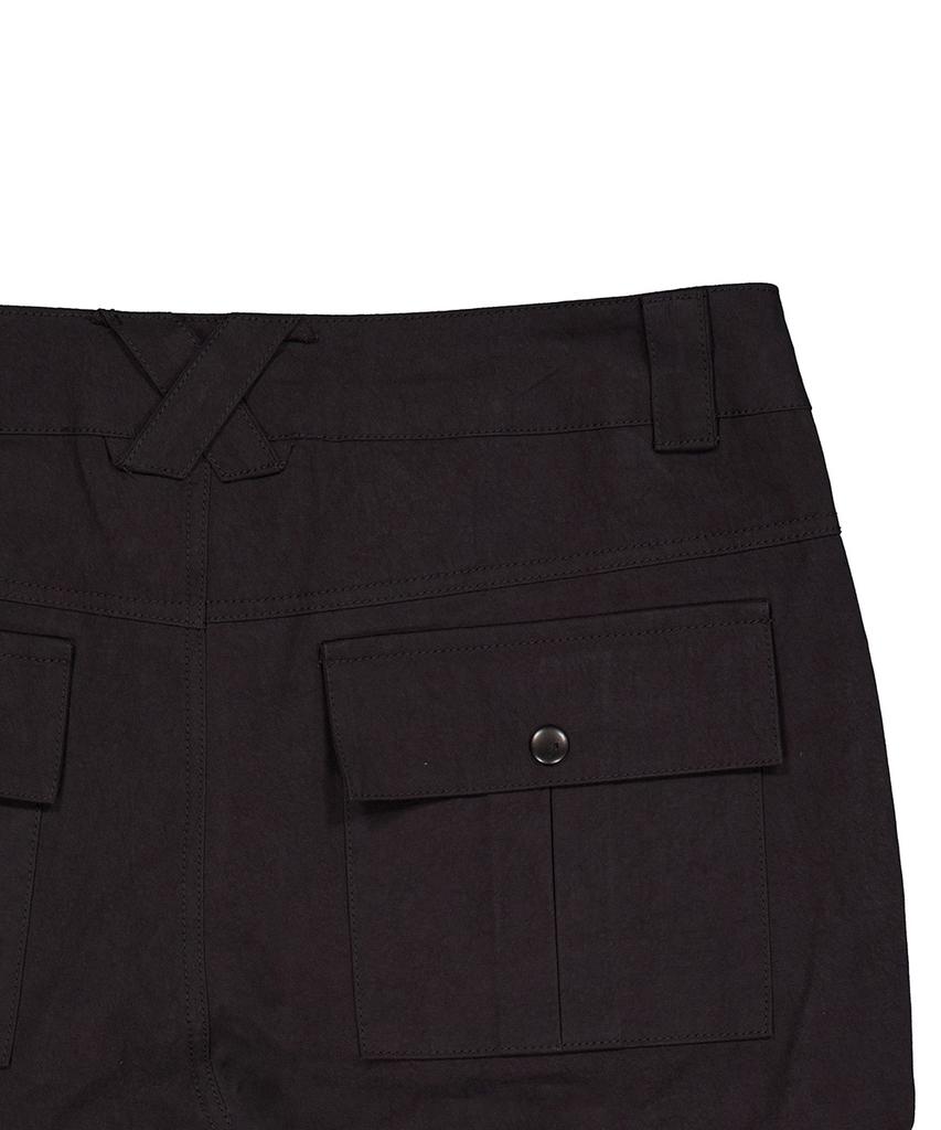 Pilse Low Capri Cargo Pants, Charcoal