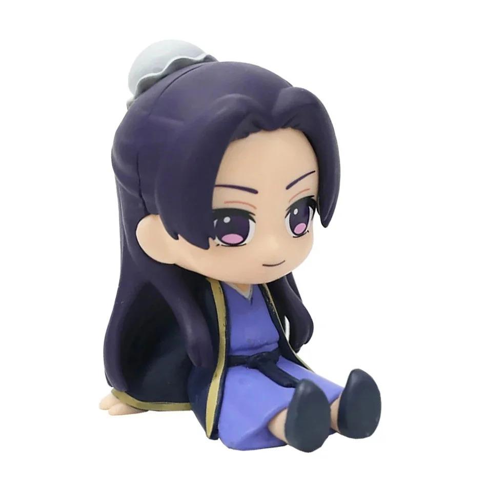 

6Cmq Version The Apothecary Diaries Maomao Jinshi Figures Anime Periphery Kawaii Sitting Toys Desktop Desk Ornaments Model Gifts (As shown-17776)-