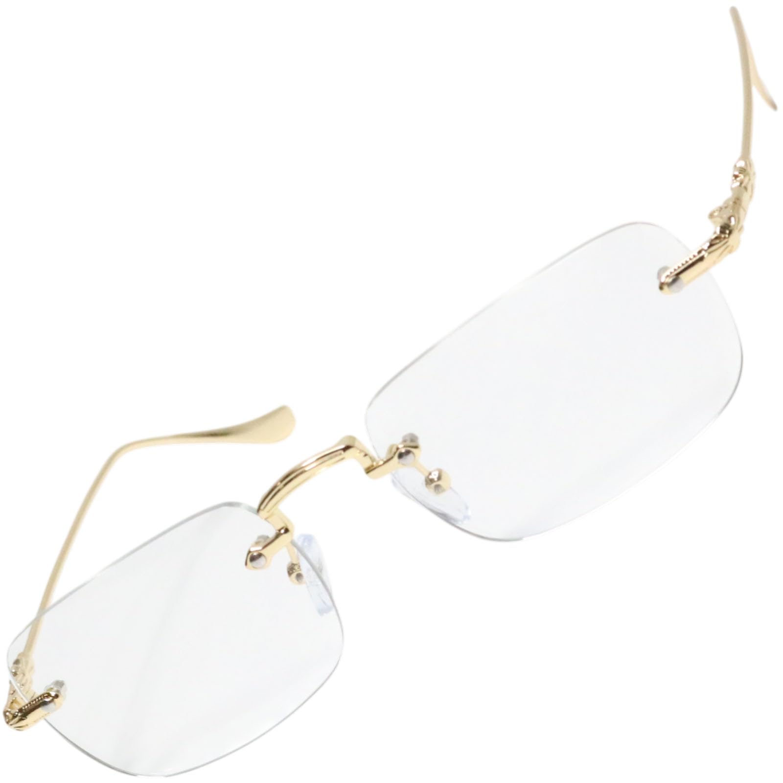 Золотые x Прозрачные Модные Очки Стильные Очки для Мужчин и Женщин Прозрачные УФ Популярные [Berkuto] - Без Диоптрий, Стильные, - Квадратные, Веллингтон,