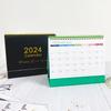 23x19cm Large Desk Calendar 2025 Standing Flip Desktop Calendar Daily Planning Monthly Calendar For Home Recording Events