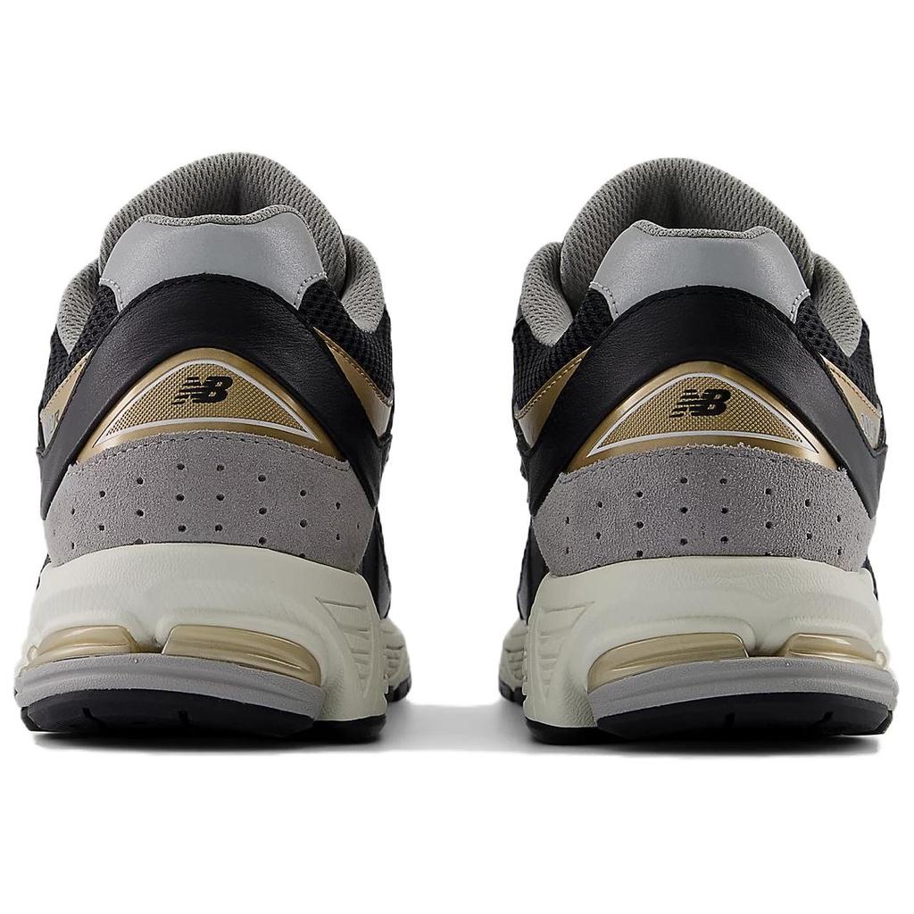 New Balance 2002R Schwarz Meersalz Gold Metallic Unisex Sneaker M2002RPO