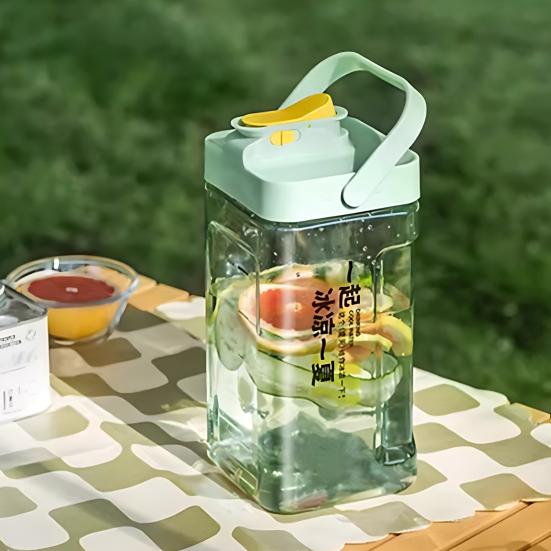 Kaltbrüh-Krug mit Zapfhahn 2,5/3,5L Große Kapazität Kunststoff-Wasserspender für Saft & Eistee Auslaufsichere Getränkekanne für Zuhause Party Outdoor