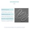 925 Silber Mehrschichtige Perlenkette Armband Set Für Frauen Hochzeit Modeschmuck