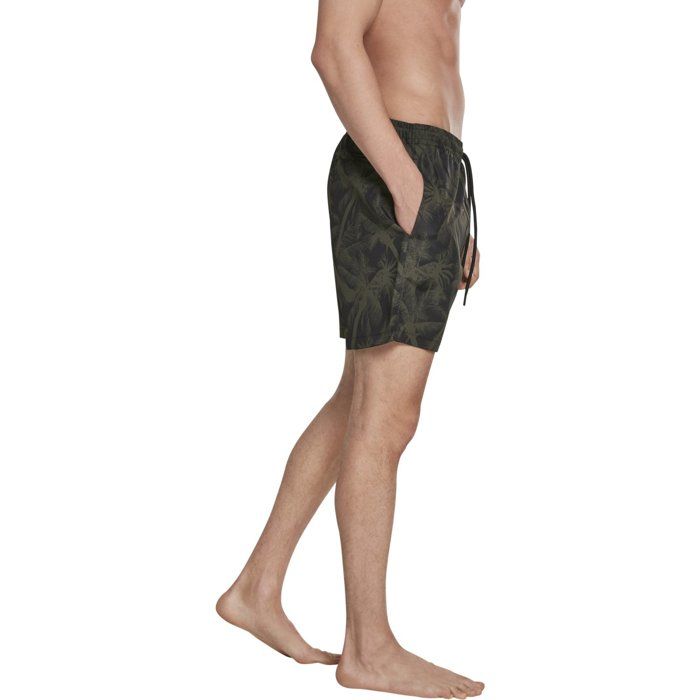 Short de bain homme - Urban Classics - PATTERN Hawaii - Ceinture élastique - 100% polyester - Imprimés colorés