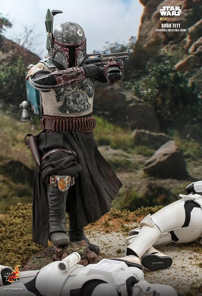 TV Masterpiece The Mandalorian Boba Fett Scale Figure Green 1/6