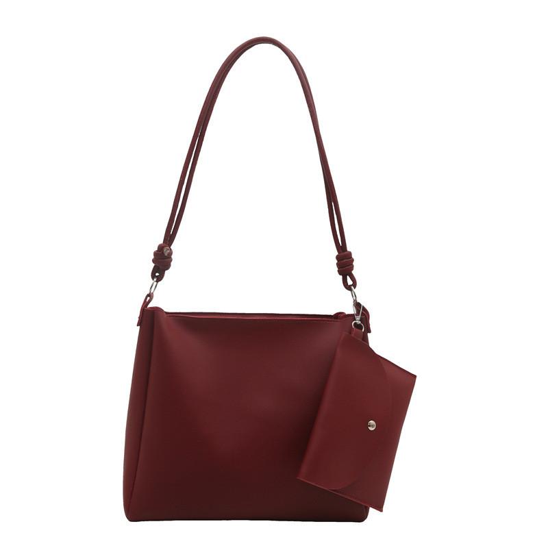 Large Capacity Pu Tote Bag With Magnetic Closure For Daily Use And Street Style Fashion