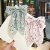 Sweet Bow Knot Hairpin Fairy Ribbon Barrette New Hair Duckbill Clip  Girls