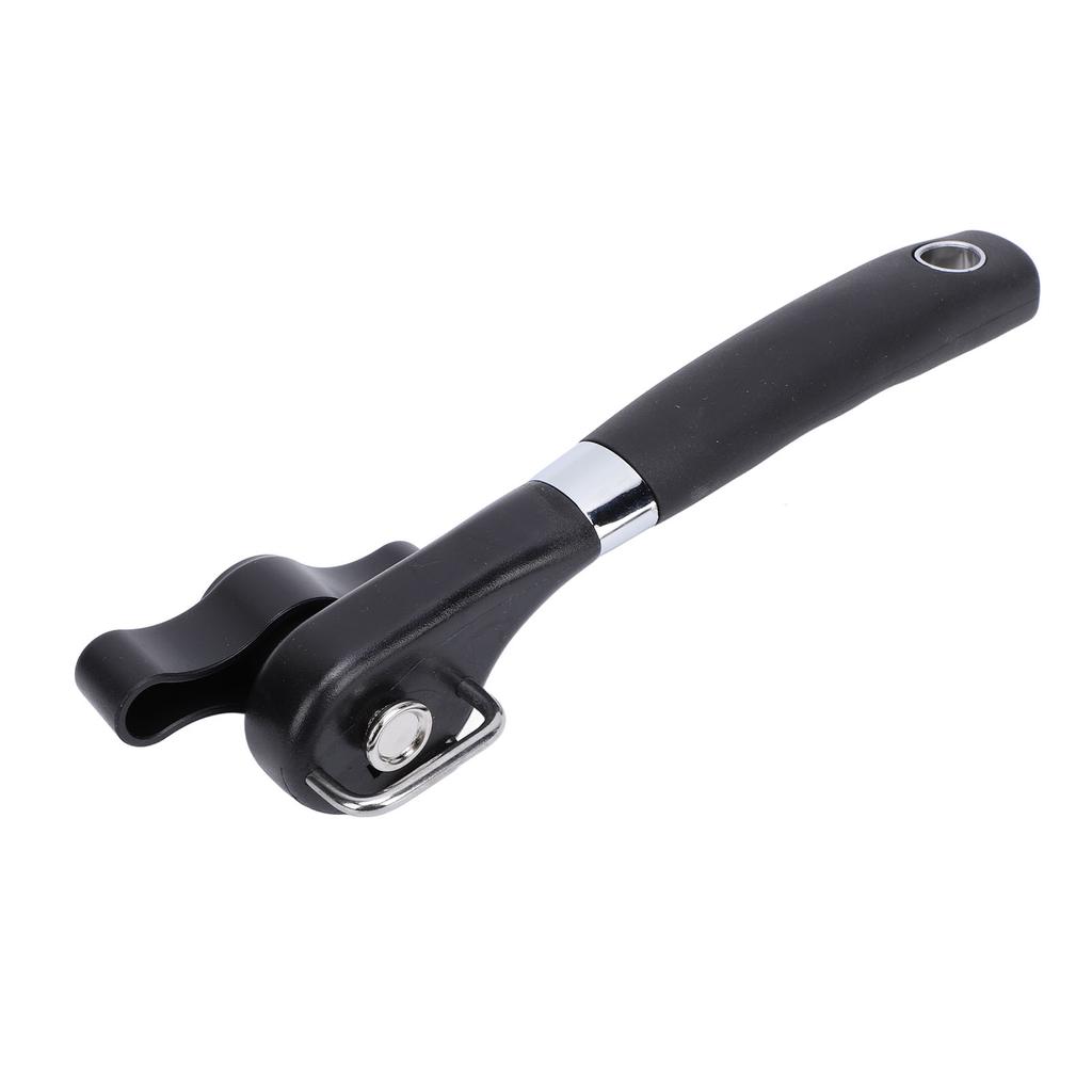 Manual Can Opener Ergonomic Non Slip Handle Slick Edges Stainless Steel Hand Held Can Opener