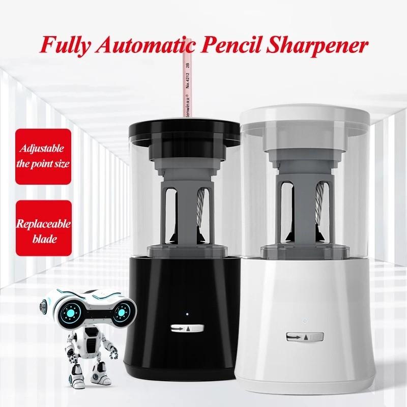 

Portable Fully Automatic Pencil Sharpener USB Rechargeable Electric Pencil Sharpener School Office Stationery Supply чёрный