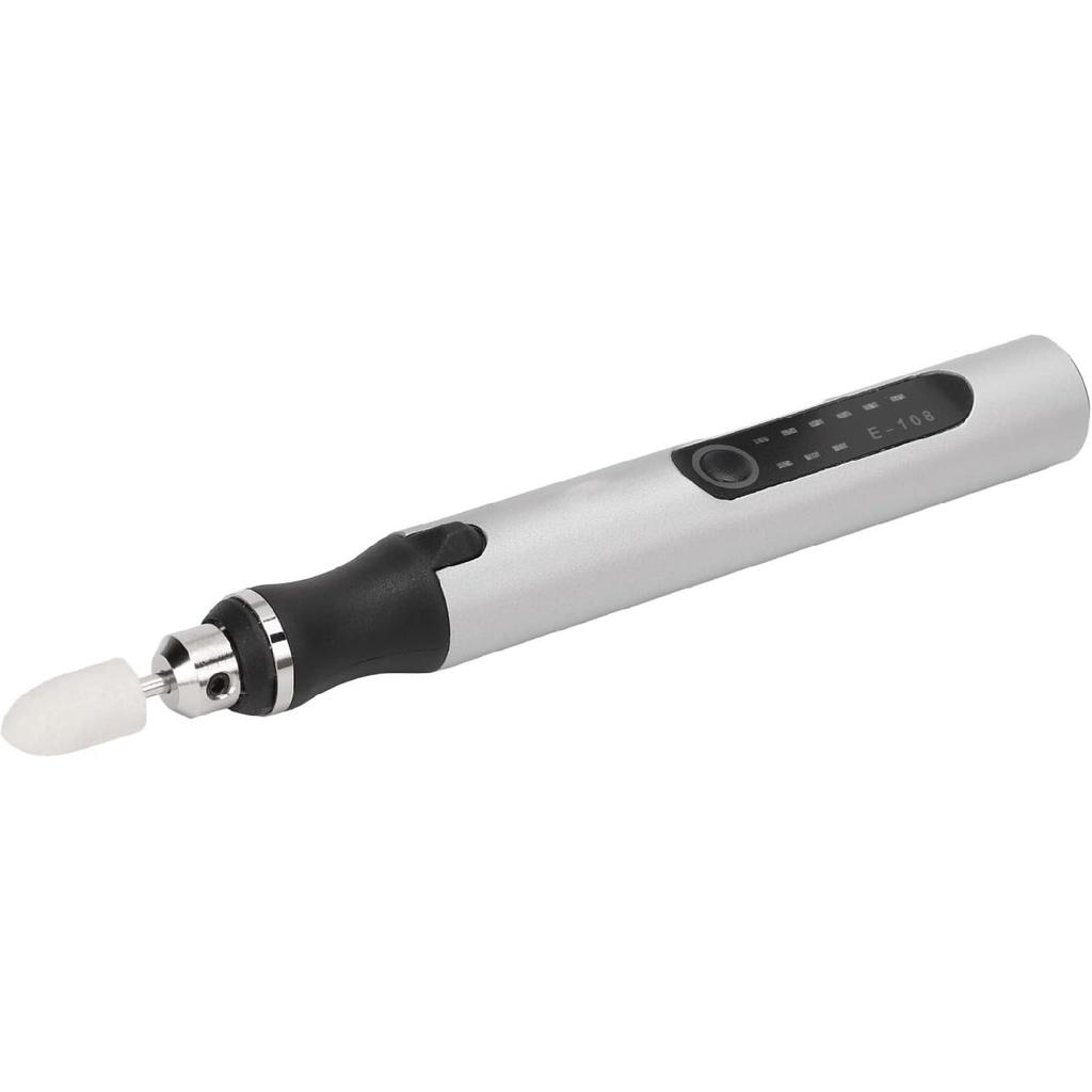 Oumefar Mini Cordless Rotary Tool, Cordless Engraving Pen USB Rechargeable Grinder 3 Speed Variable Rotary Tool Set Kit for Cutting, Engraving,
