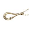 TIFFANY&Co. open teardrop Necklace K18 yellow gold 2g Women Used