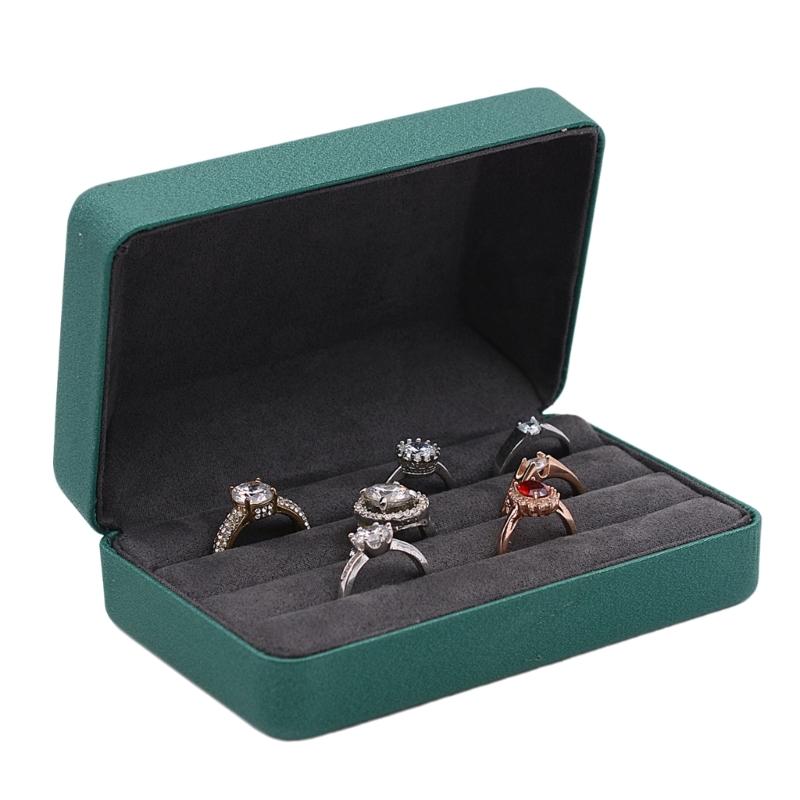 Stylish Rings Case for Safe Storage and Display Jewelry Accessory for Home Travel and Jewelry Stores Daily Casual Use