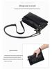 Women's Genuine Leather Multi-Compartment Crossbody Clutch Bag