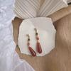 Long Style Unique and Niche Water Droplet New Chinese Earrings