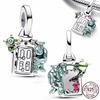 100% Kupfer Dumbo Heißluftballon Charm Perlen Geeignet für Pandora Original Armband DIY Schmuckherstellung