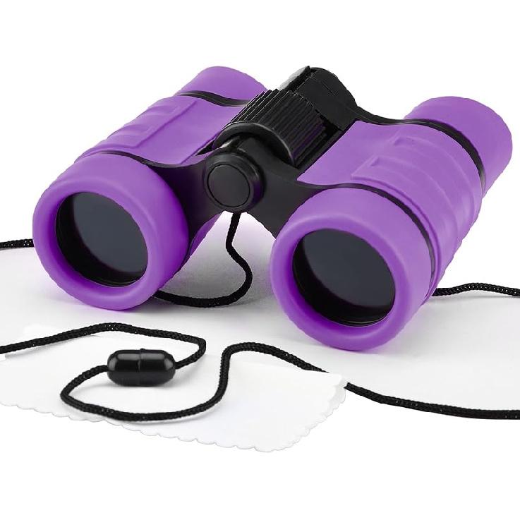 Binoculars for Kids, Toys for 3-12 Years Boys and Girls High-Resolution Optics Shockproof Mini Compact Toy Binoculars for Bird Watching, Hiking,