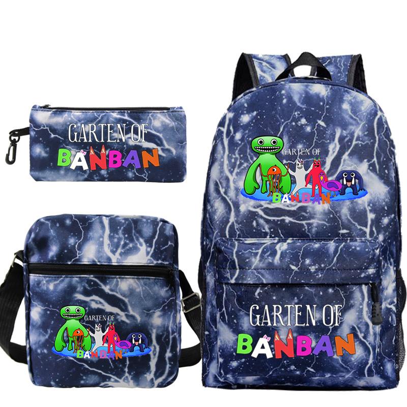 Spotted Garden Primary School Bag Shoulder Bag Pencil Bag Three-piece Set