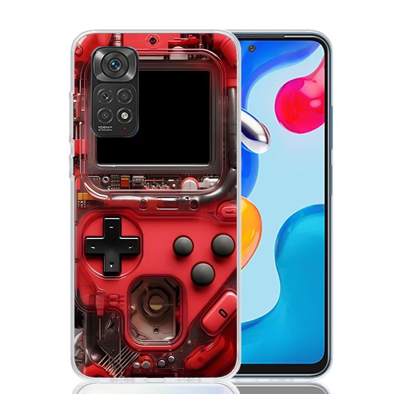 Games Console Fashion Boy Phone Case For Xiaomi Redmi Note 13 14 15 Pro Plus 12S 12 14S 11S 11E 10 10S 11 11T 5G 4G Cover Coque
