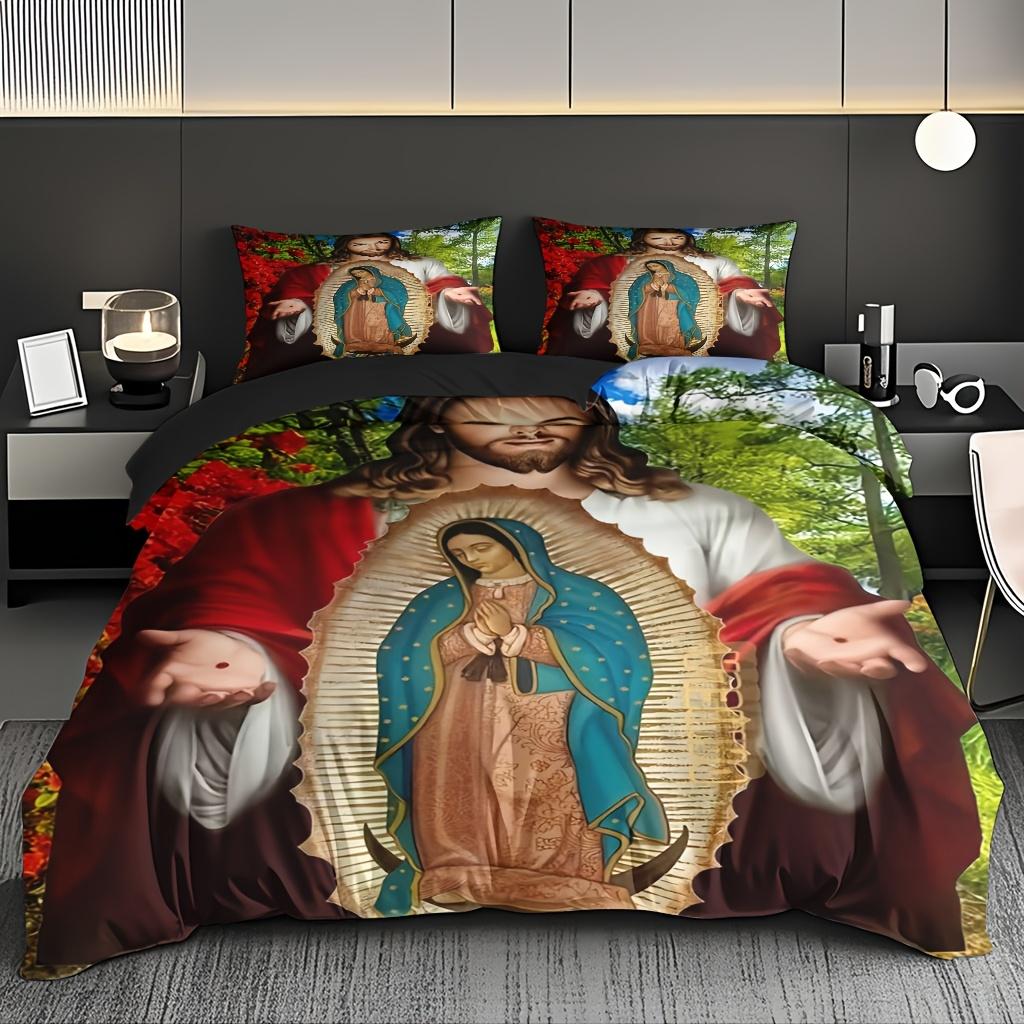 

Cozy Mysterious Nature Scene Duvet Cover Set - Soft High-Definition Digital Print 1 Duvet Cover + 2 Pillowcases Breathable EU Twin(135x200cm)