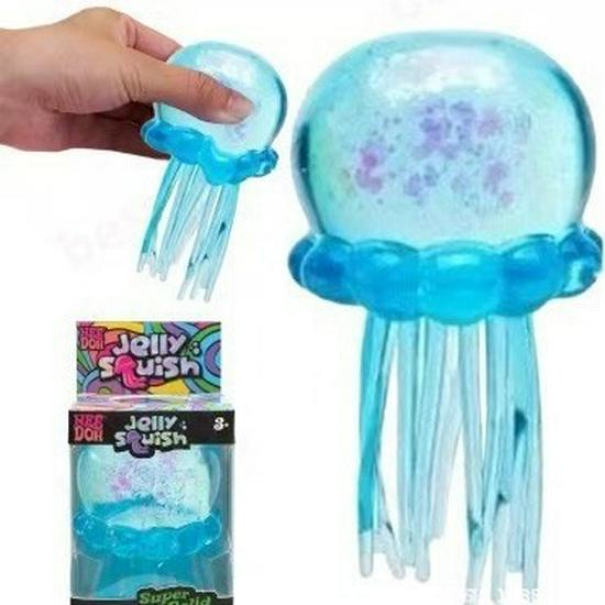 Jellyfish Ice Cube Decompression Toy with Wiggle Tentacles