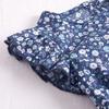 INS Summer Sleeveless Triangle Rompers Baby Girl Floral Flounced Sleeve Romper 6 Baby Cotton Thin Jumpsuit with Hair Band