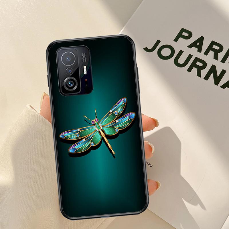 Dragonfly Animal Art Case For POCO X4 Pro X3 GT F1 F3 M3 M4 X3 Pro Phone Cover For Xiaomi 11T 12 Pro Mi 11 Lite