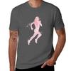 Girl Runner Watercolor Silhouette Tshirt Plus Size Gym Sports Tshirt