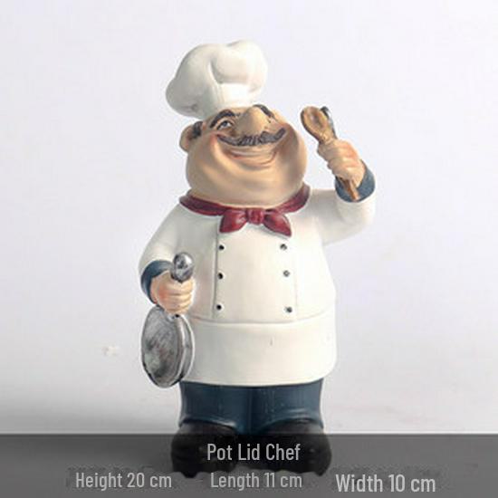 Rustic Country Chef Potato, Bread & Wine Table Ornaments