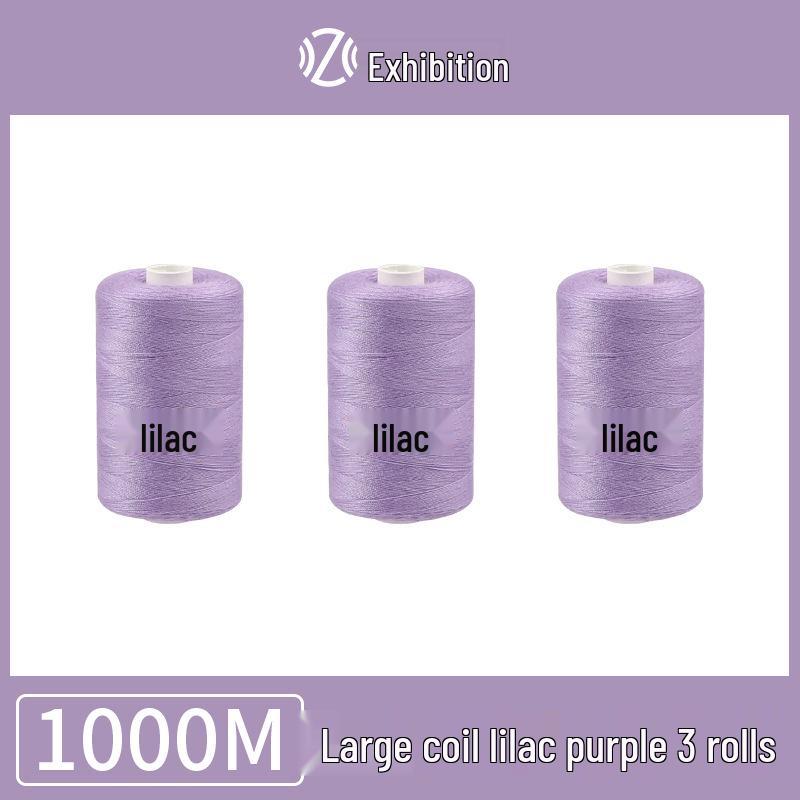 Polyester Sewing Thread - 1000 Yards for Garments & Crafts, Assorted Colors, Small Spool