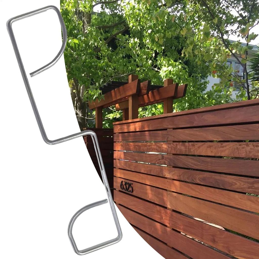 Fence Tensioner 25PC Fence Post Fasteners Stainless Steel Garden Post Tensioning Clamps for Agricultural Farm Highway Sport Lawn