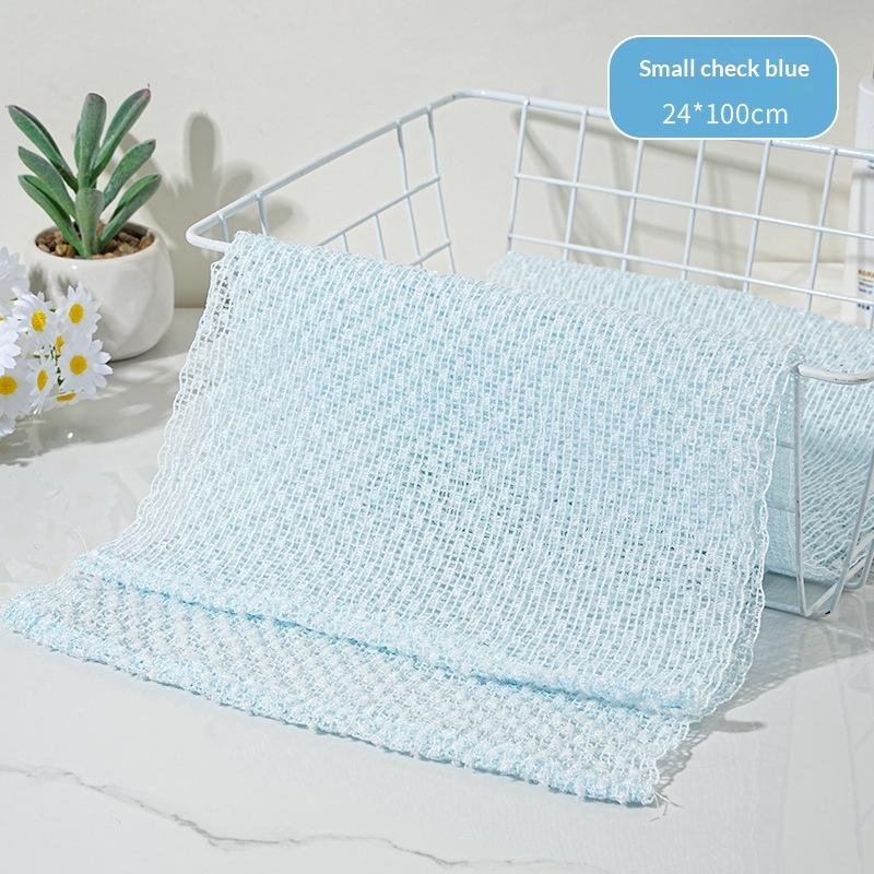 

Ultra-Long Exfoliating Back Towel Antibacterial With Silver Ions Multifunctional Shower Bath Towel For Rich Foam A6