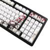 Double Shots PBT Backlit Keycaps 135 Plum Blossom Dye Sublimation Keycap Side Engraving for Mechanical Keyboard