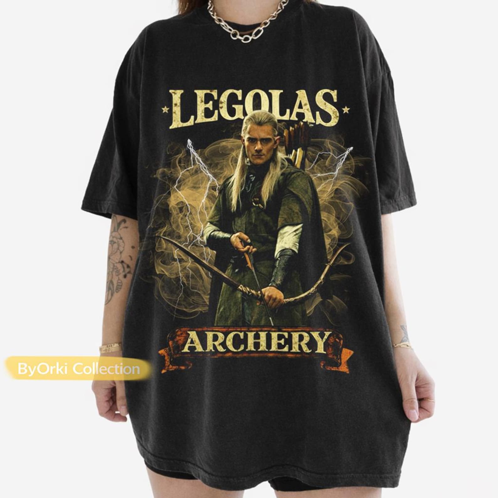Vintage Legolas T shirt, Lord of the Rings Shirt, Elven Archer Tee, Gift For Women and Men Unisex T shirt S