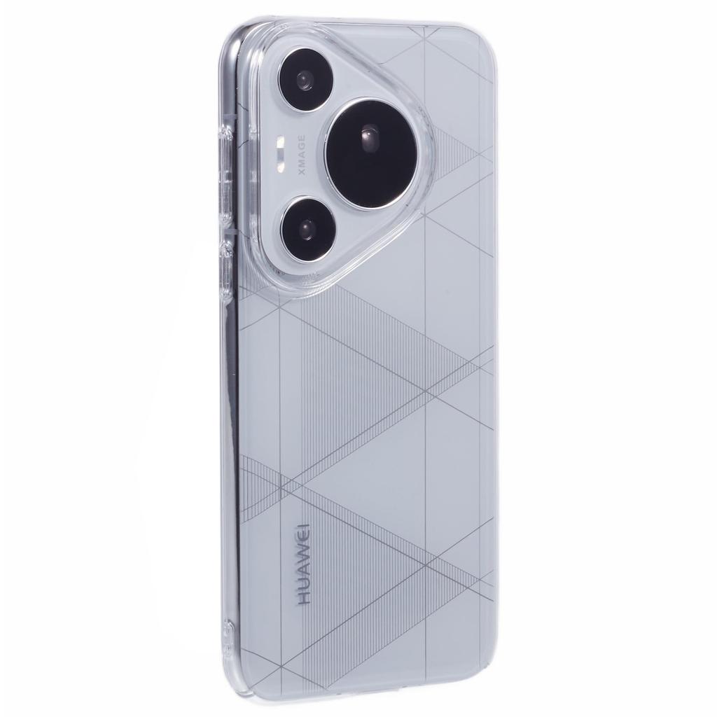 For Huawei Pura 70 Clear Case Scratch-Resistant PC Phone Cover