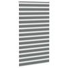 Zebra Roller Blind, Dark Grey, Fabric Width 115.9Cm, Polyester
