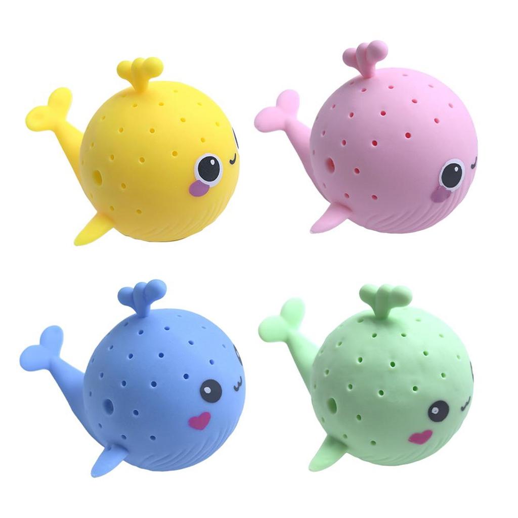 Absorbent Whale Squeezable Sponge - Children's Bathing, Water Play, Stress Relief, Outdoor Parent-Child Interactive Toy (random Color)