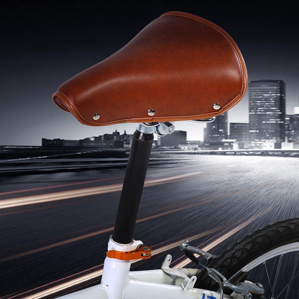 Bicycle Saddle Cycling Saddle Shock Prevents Butt Comfortable Mountain Bike Brown Seat, Cushion, Absorption, Pain, Soft, Sitting, Accessory,