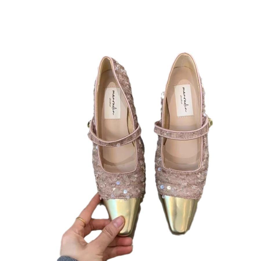 Temperament Mary Jane Schuhe Damen Frühling 2025 neu High-End Rock rosa Schuhe